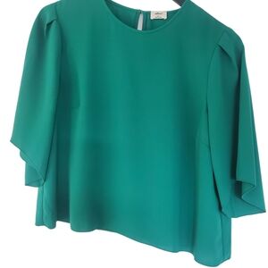 💚 Wilfred Green 3/4 Length Sleeve Top | Size Medium 💚